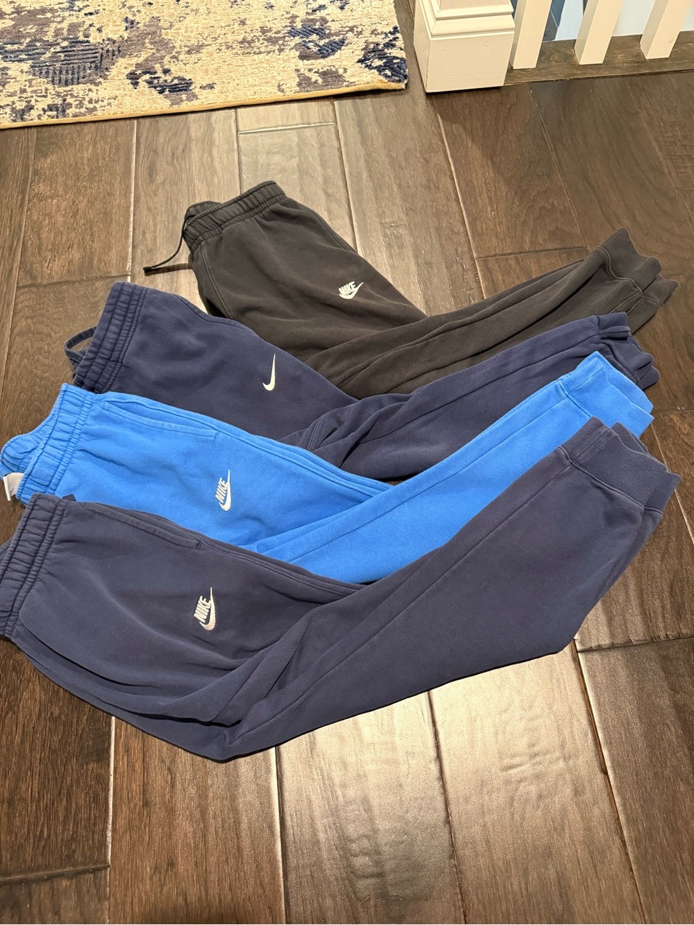 Nike Men's Joggers Bundle in Black, Navy & Blue